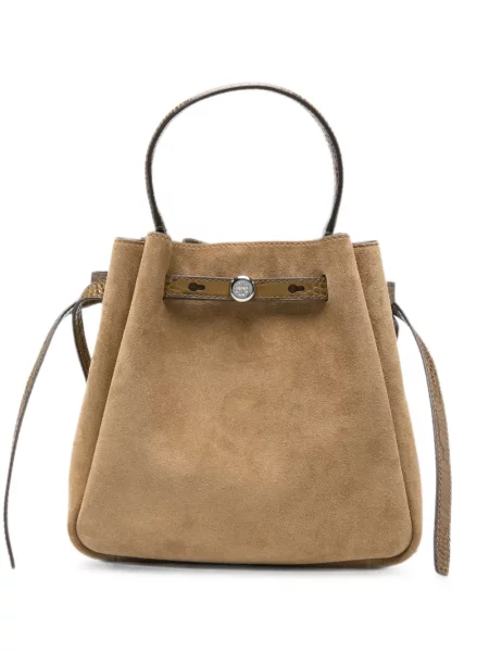 Geantă Tory Burch din piele de căprioară
