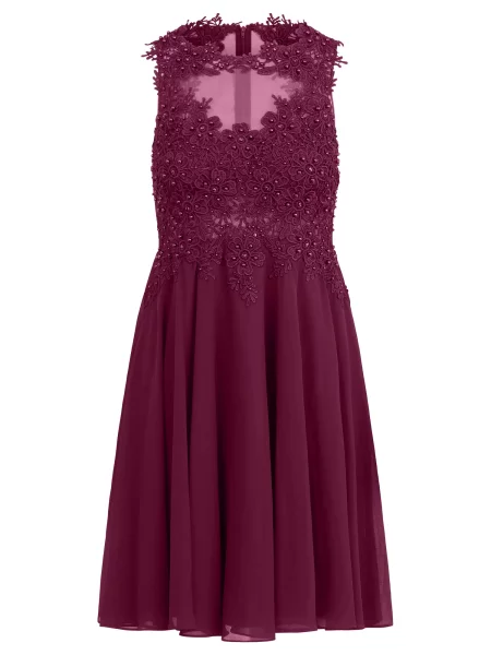 APART Rochie de cocktail merlot roșu