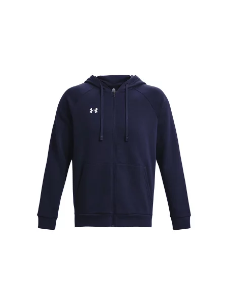 Φούτερ Under Armour Rival Fleece Fz Hoodie Midnight Navy S λευκό