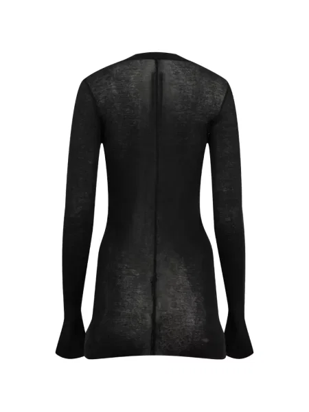 Lung tricou Rick Owens negru