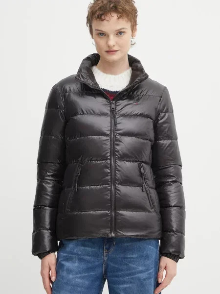 Tommy Jeans geacă de puf de iarnă negru