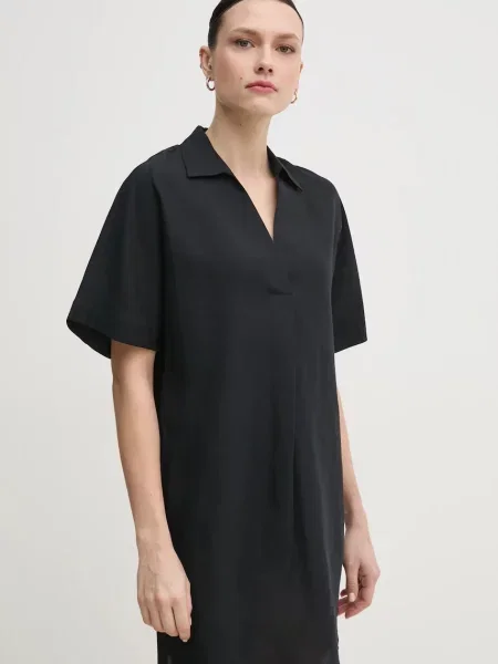 Calvin Klein rochie din amestec de in negru