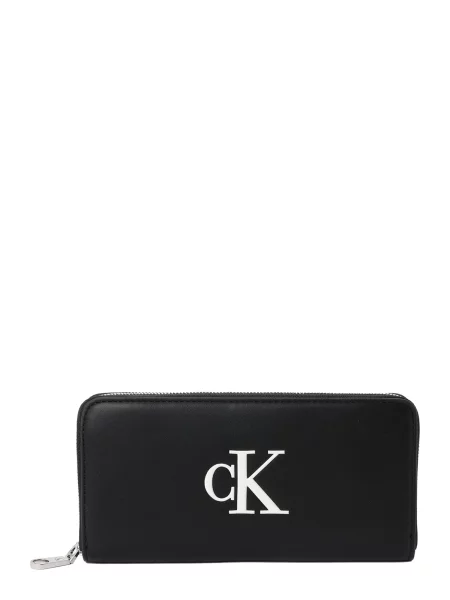 Calvin Klein Portofel / alb negru
