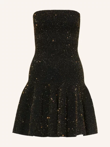 Šaty Ted Baker s flitry černé