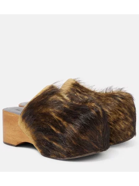 Saboți Acne Studios maro