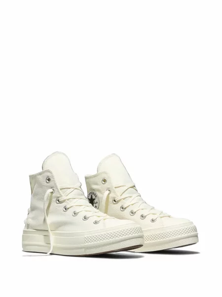 Sneakerși Converse Chuck 70 cu model leopard cu mărgele negru