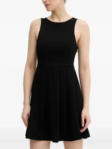 Rochie mini Armani Exchange fără mâneci negru