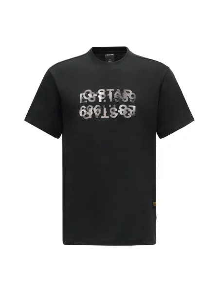 G-STAR Tricou negru alb