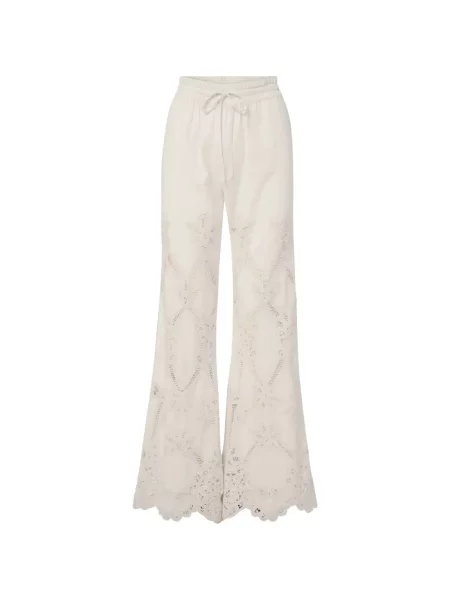 Pantaloni Veronica Beard cu broderie
