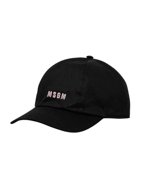 Czapka z daszkiem Msgm czarna