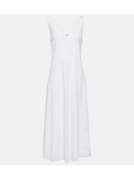 Rochie midi Vince de in până la genunchi de costum alb