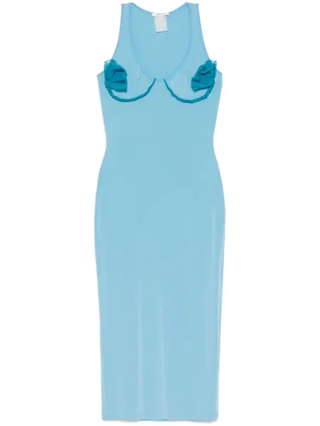 Rochie midi Nensi Dojaka până la genunchi de costum albastru