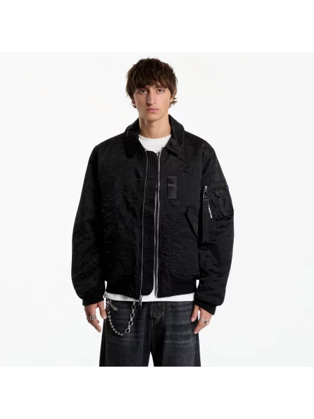 Jachetă Alpha Industries Camo Embroidery UV Black XL negru