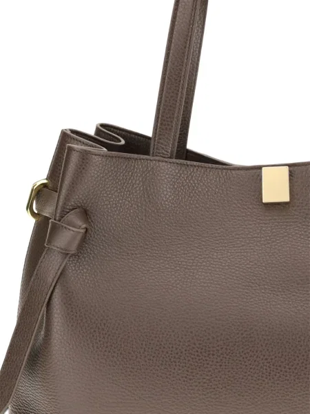 Iš natūralios odos odinė rankinė Yuzefi ruda