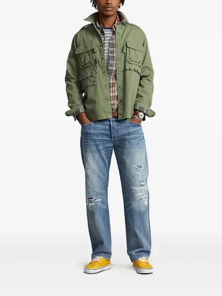 Риза Polo Ralph Lauren с протрити краища синьо