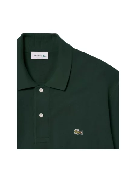 Koszulka polo o kroju regular fit z czystej bawełny Lacoste zielona