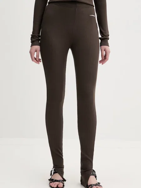 La Mania legginsy z wiskozą BETSY brązowe