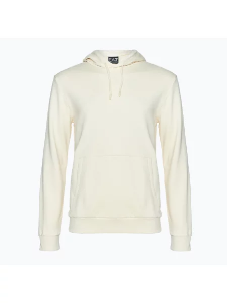 Bluza Emporio Armani Train Core Neck Logo whitecap gray beżowa