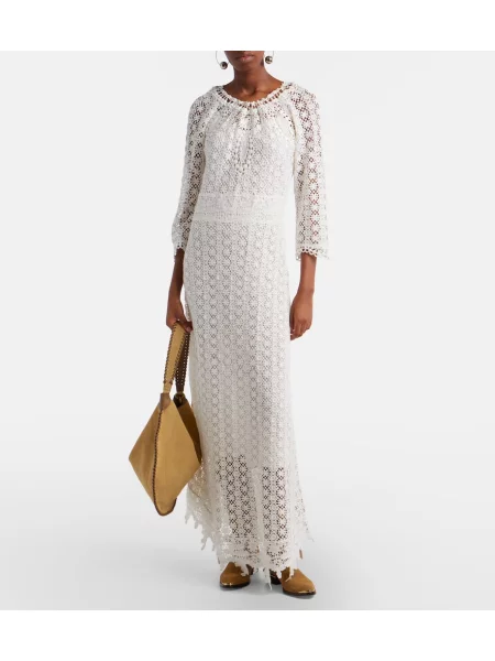 Rochie Isabel Marant din dantelă alb