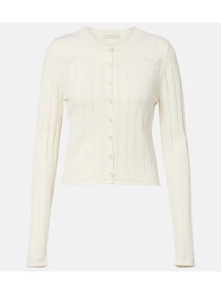 Cardigan Faithfull alb