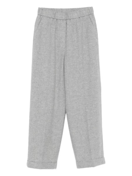 Pantaloni Peserico de lână gri