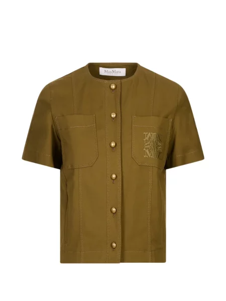Geacă Max Mara stretch verde