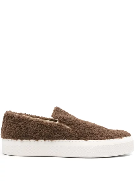 Sneakerși Common Projects slip-on maro