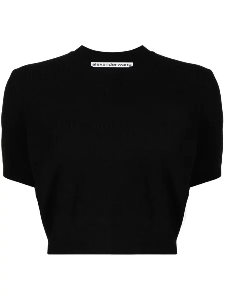 Cropp top Alexander Wang tricotate negru