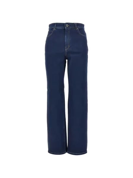 Blugi drepți Weekend Max Mara albastru