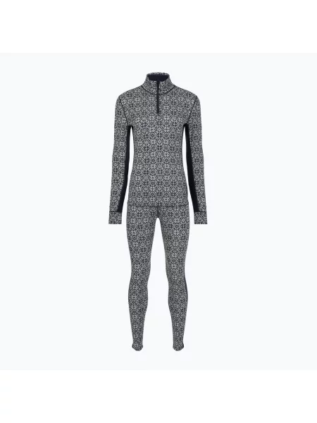 Set de lenjerie termoactivă pentru femei Woolcano Granatowy