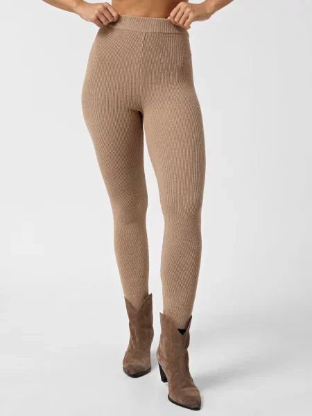 Легінси Sewel вовна/акрил бежевий
