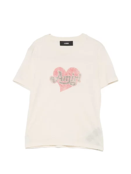 Tricou Amiri cu imagine cu motiv cu inimi