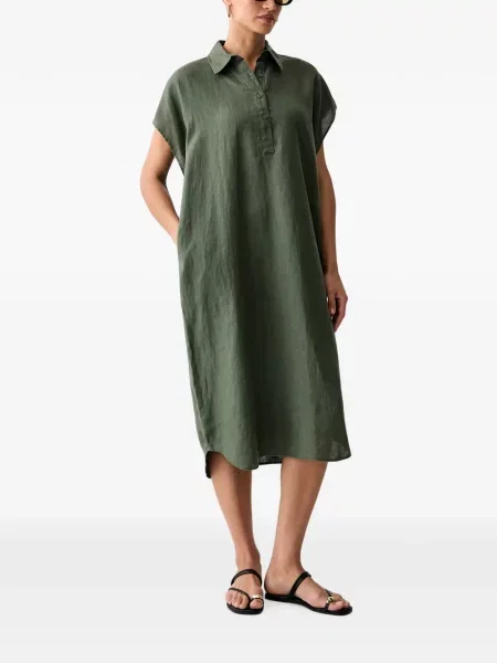 Scurt rochie tip cămașă Benetton verde