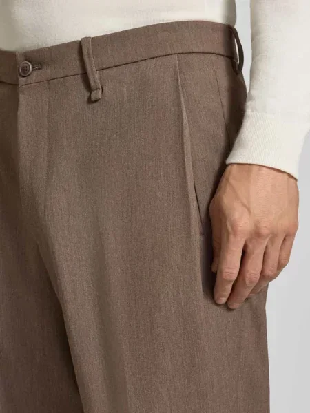 Spodnie garniturowe o kroju regular fit z dodatkiem model WYACO' Drykorn