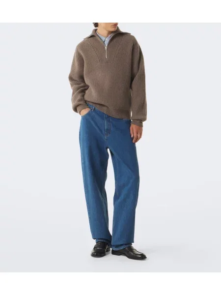 Pulover Jil Sander de lână maro