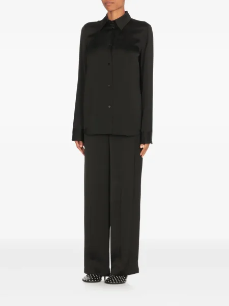 Cămașă Jil Sander lungă negru