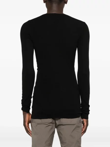 Tricou Rick Owens cu decolteu rotund lung