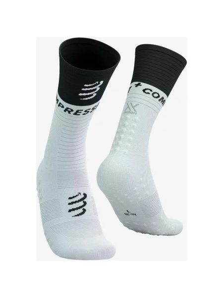 Skarpety Compressport Mid Compression czarny T2 biały