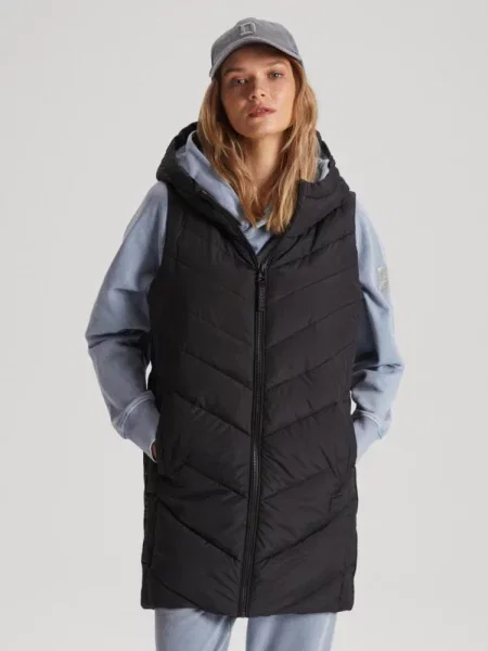 Жилет з утеплювачем DIVERSE Meranu чорний