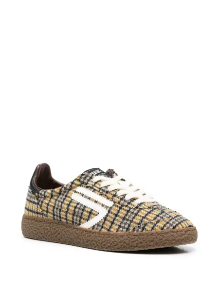 Kockás sneaker Puraai sárga