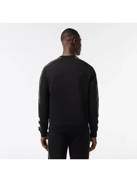 Lacoste Bluza Dwustronna Z Haftem Lacoste czarna