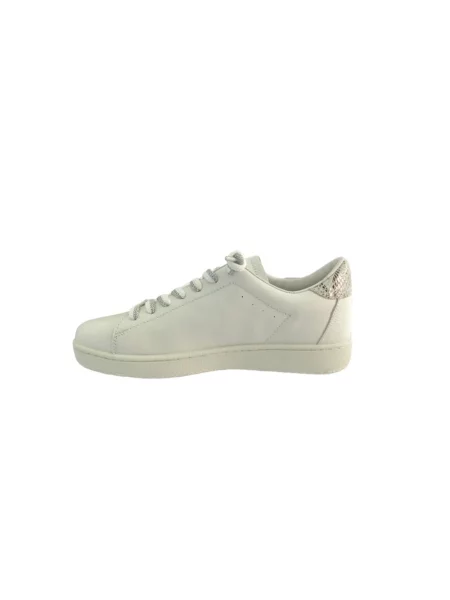 Sneakersy Lotto w wężowy wzór z logo białe