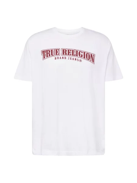 True Religion Póló vérvörös / fehér