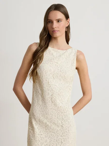 Lauren Ralph Lauren Šaty krémová