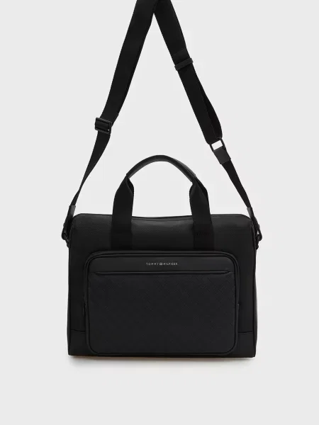Сумка для ноутбука Tommy Hilfiger чорна