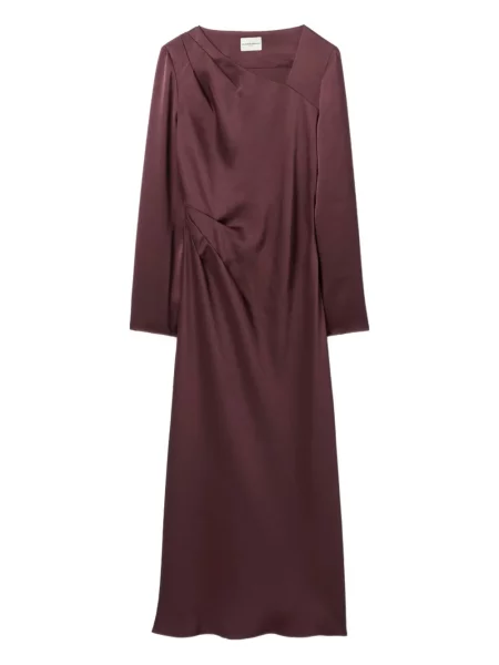 Sukienka Claudie Pierlot asymetryczna garniturowa czerwona