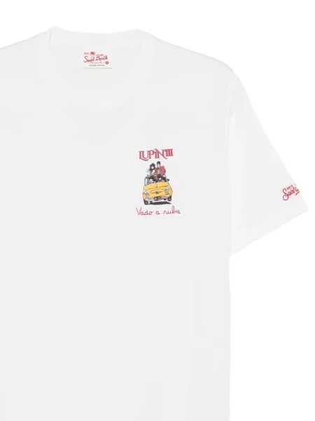 Tricou Mc2 Saint Barth cu imagine alb