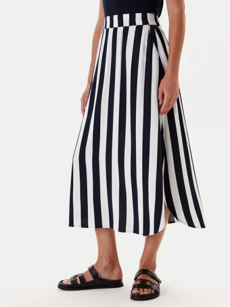 Tatuum Fustă midi Katia 1 Bleumarin alb