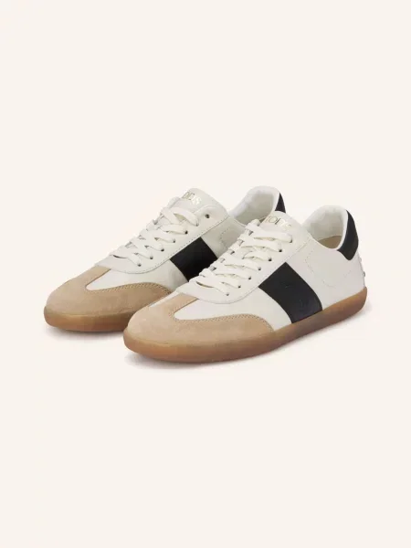 Tod's Trampki beige czarne