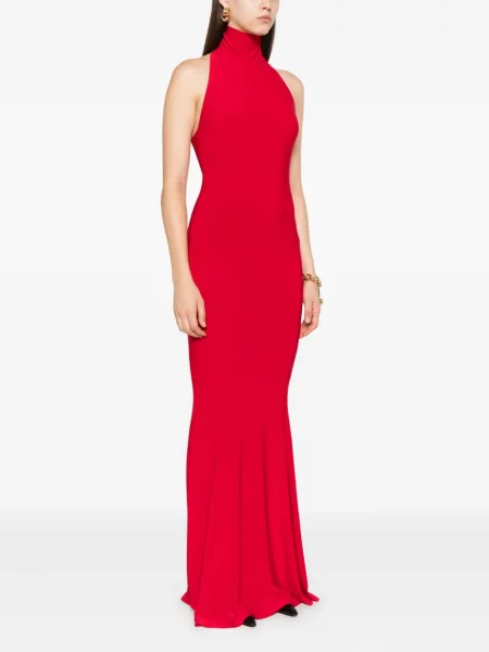 Rochie Norma Kamali cu gât halter de costum